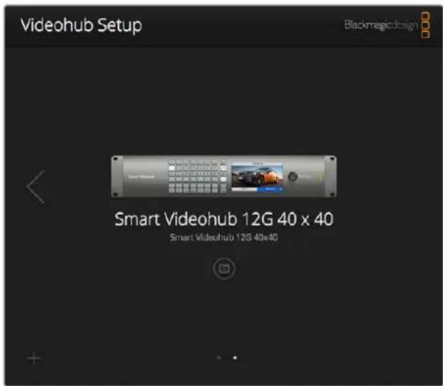 Videohub Setup Blackmagic design Smart Videohub 12G 40 x 40 Smart Videohub 12G 40x40
