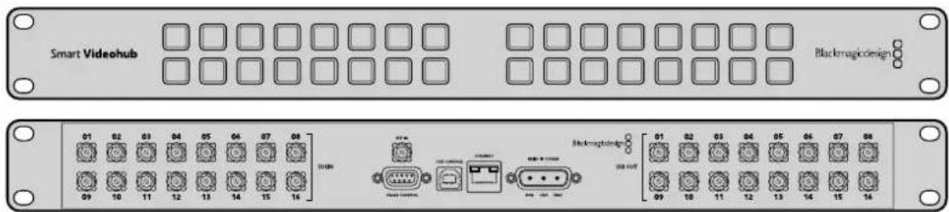 Smart Videohub Blackmagicdesign 01 02 03 04 05 06 07 08 09 10 11 12 13 14 15 16 Blackmagicdesign 09 10 11 12 13 14 15 16