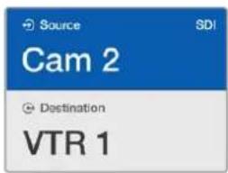 Source SD! Cam 2 Destination VTR 1
