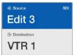 Source SDI Edit 3 Destination VTR 1