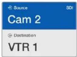 Source SDI Cam 2 Destination VTR 1
