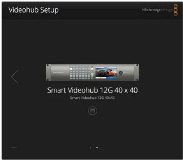 Videohub Setup Blackmagic design Smart Videohub 12G 40 x 40 Smart Videohub 12G 40x40