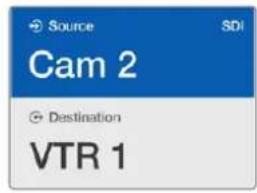 Source SDI Cam 2 Destination VTR 1