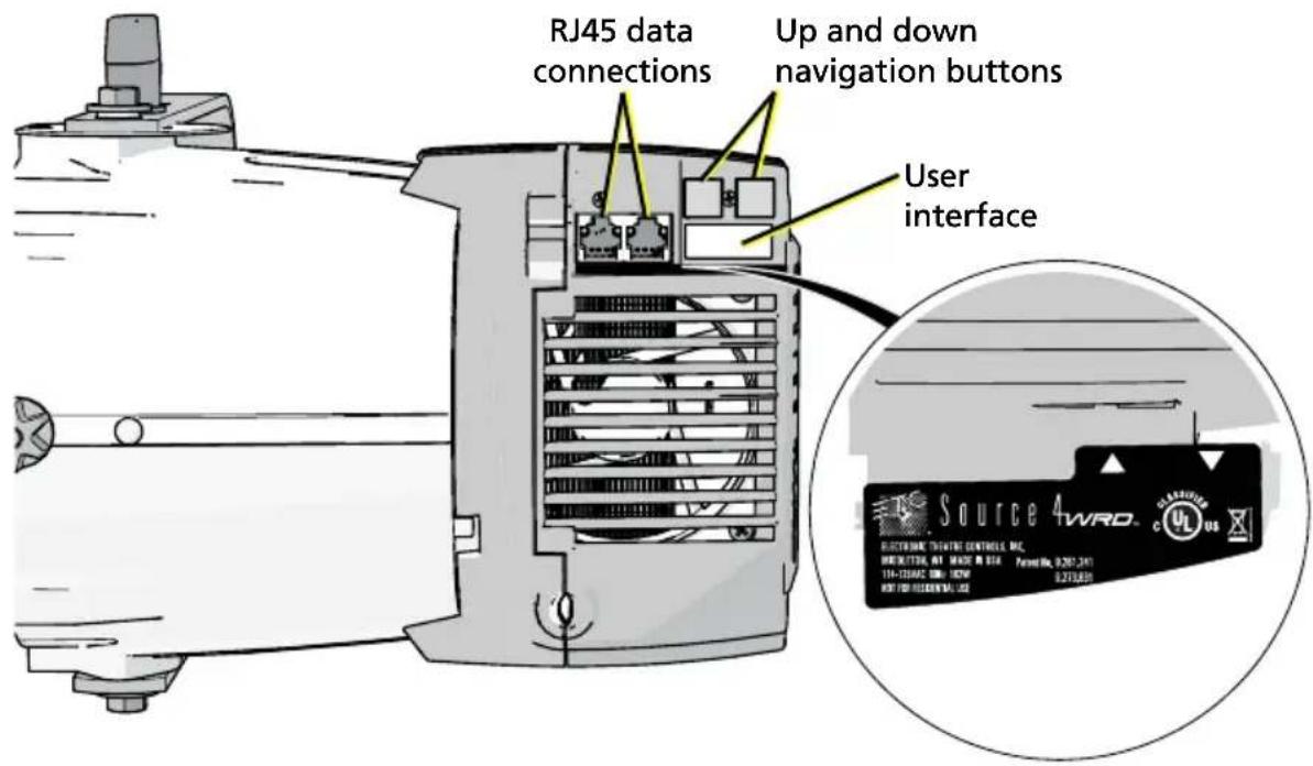 ETC Source 4WRD - User interface - 1