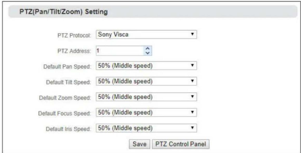Kiloview E2 NDI - PTZ Setting - 1