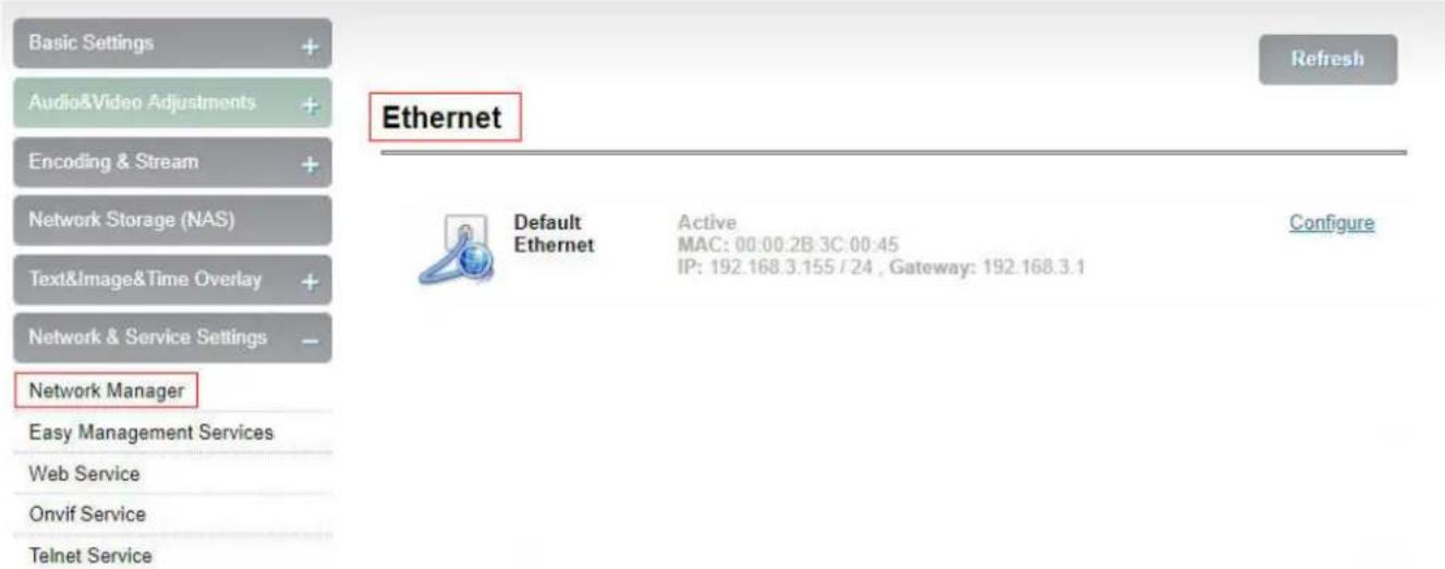 Kiloview E2 NDI - Network configuration - 1