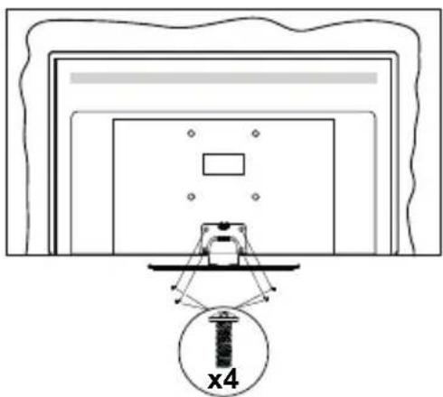 PANASONIC TX-65HXW584 - Aufstellung des Ständers - 3