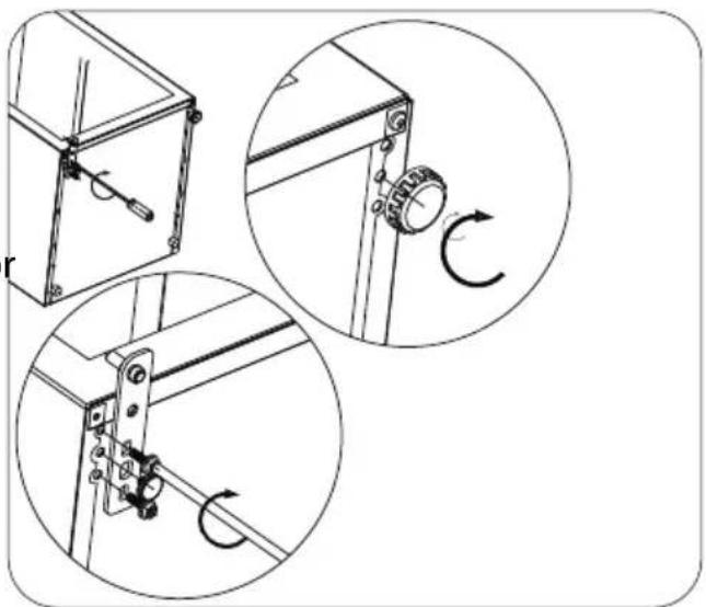 MEDION MD 37013 - Modifi cación de la bisagra de la puerta - 8