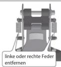 ROLAND KT-9 - Verändern der Federspannung - 1