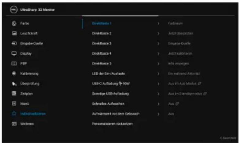 DELL UltraSharp UP3221Q - Menü Diese - 6