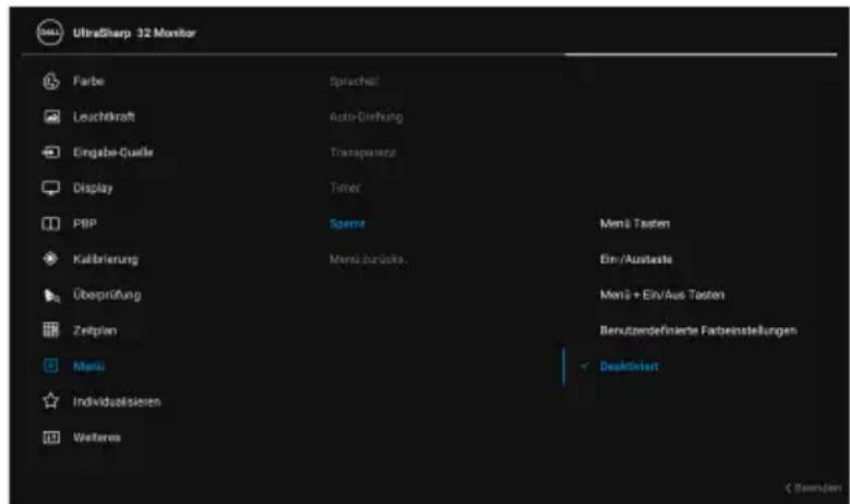 DELL UltraSharp UP3221Q - Menü Diese - 3