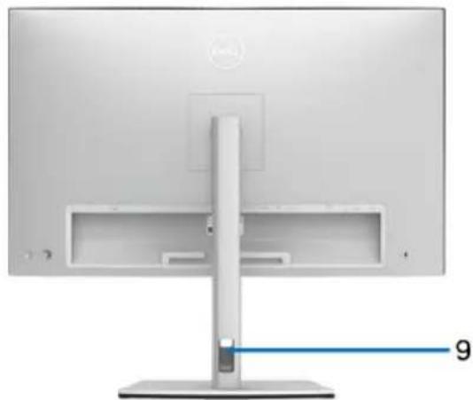 DELL UltraSharp UP3221Q - Ansicht von hinten - 2