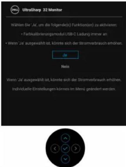 DELL UltraSharp UP3221Q - HINWEIS: Die Meldung könnte je nach angeschlossenem Eingangssignal leicht unterschiedlich sein. - 4
