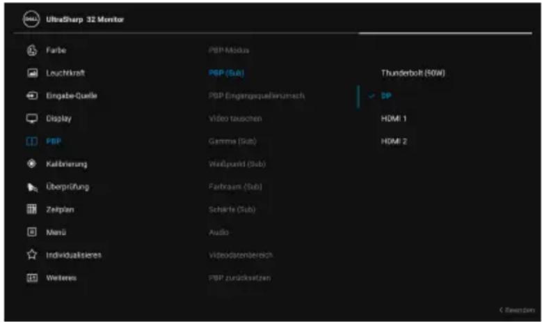 DELL UltraSharp UP3221Q - PBP-Modus - 4