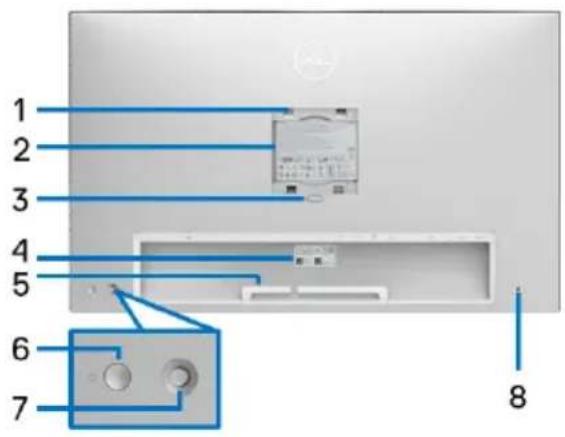 DELL UltraSharp UP3221Q - Ansicht von hinten - 1