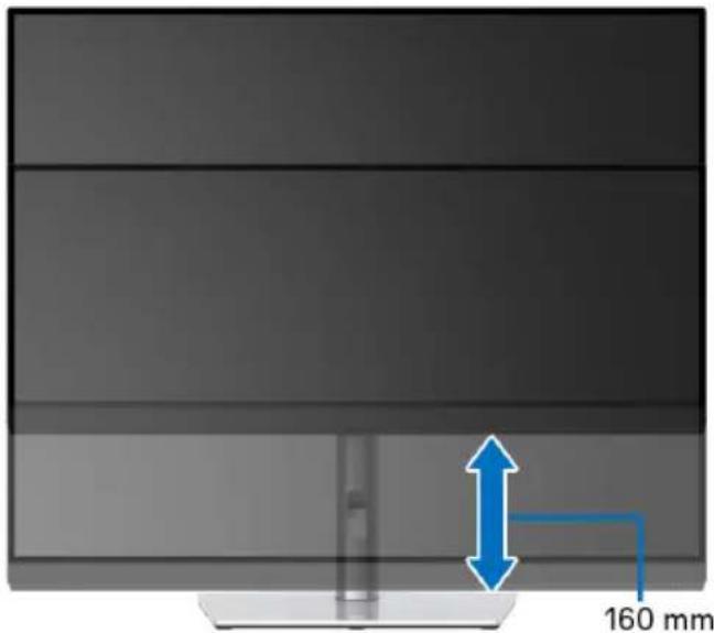 DELL UltraSharp UP3221Q - Höhenverstellung - 2