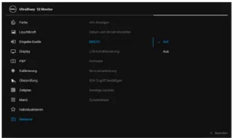 DELL UltraSharp UP3221Q - DDC/CI DDC/CI (Anzeigedatenkanal/Kommando- - 1