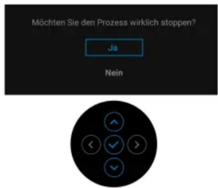 DELL UltraSharp UP3221Q - Den Kalibrierungsvorgang stoppen - 1
