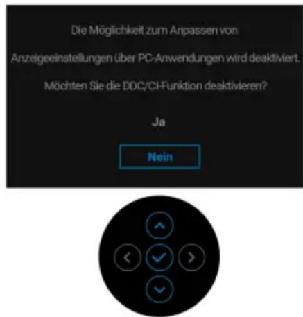 DELL UltraSharp UP3221Q - HINWEIS: Die Meldung könnte je nach angeschlossenem Eingangssignal leicht unterschiedlich sein. - 1