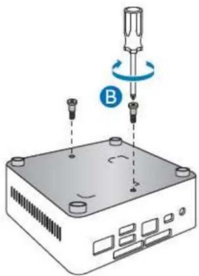 INTEL NUC 7 Business - Attach and Use the VESA Bracket (Optional) - 2