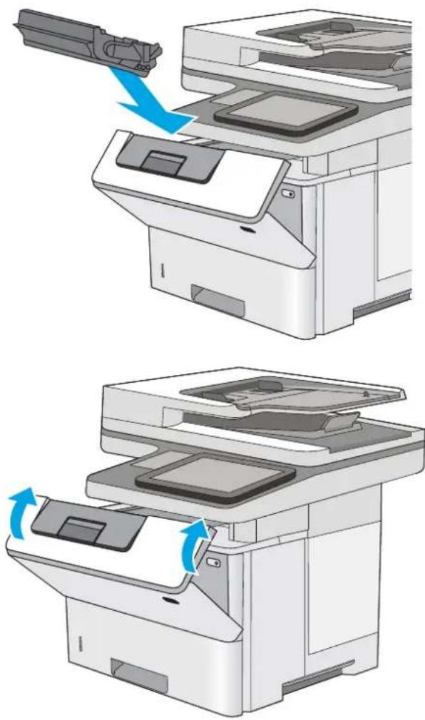 HP Enterprise Flow MFP M528 - Clear paper jams in tray 2, tray 3, tray 4, tray 5—13.A2, 13.A3, 13.A4, 13.A5 - 8