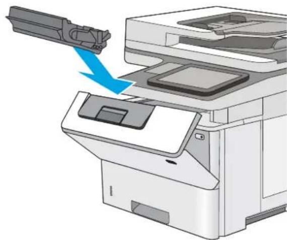 HP Enterprise Flow MFP M528 - Clear paper jams in the toner-cartridge area - 3