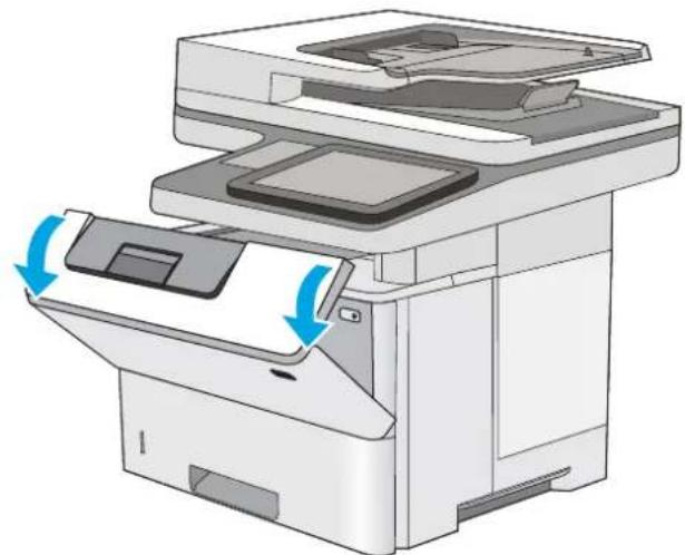 HP Enterprise Flow MFP M528 - Remove and replace the cartridge - 2
