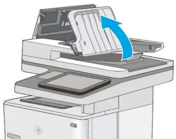 HP Enterprise Flow MFP M528 - Clear paper jams in the document feeder—31.13.yz - 4