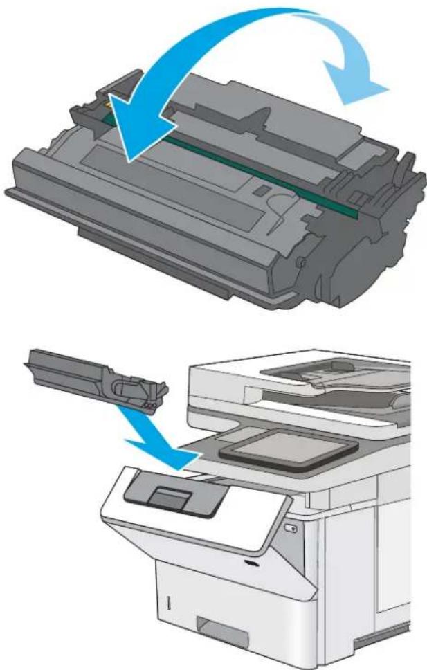HP Enterprise Flow MFP M528 - Remove and replace the cartridge - 5