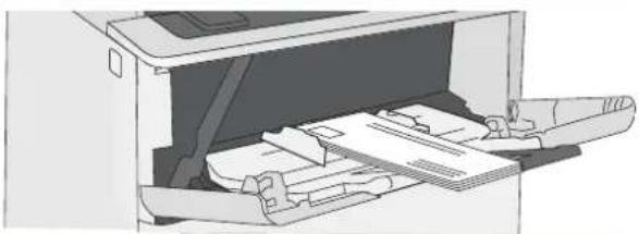 HP Enterprise Flow MFP M528 - Envelope orientation - 1