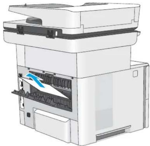 HP Enterprise Flow MFP M528 - Clear paper jams in the duplexer—13.CX.XX, 13.DX.XX - 7