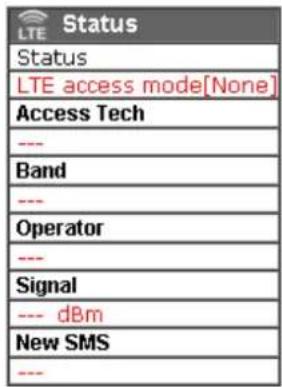 Draytek Vigor 2926 - I-5-3 Status for LTE - 1