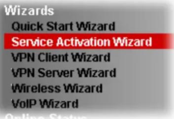Draytek Vigor 2926 - I-7 Service Activation Wizard - 2