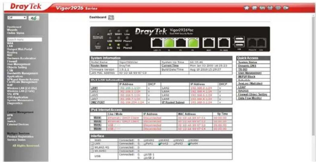 Draytek Vigor 2926 - I-3 Accessing Web Page - 3