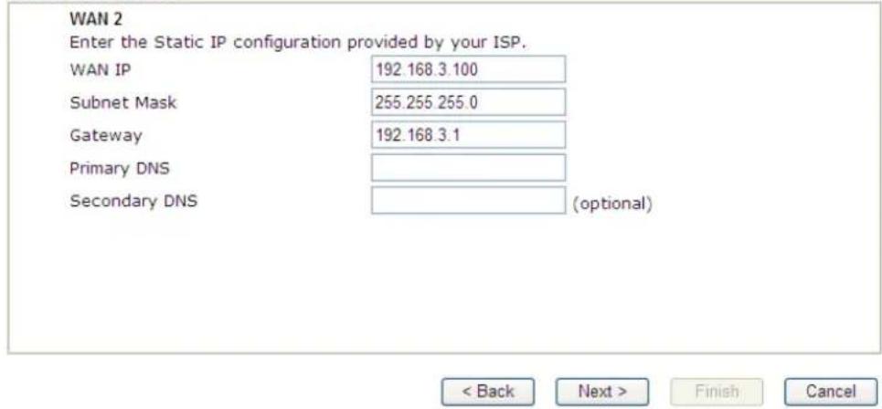 Draytek Vigor 2926 - Static IP - 2
