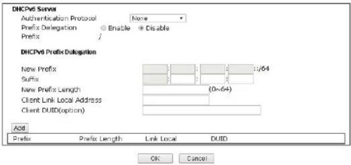 Draytek Vigor 2926 - II-2-1-4 Details Page for LAN IPv6 Setup - 3