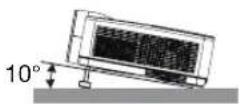 NEC MC332W - Place the projector in a horizontal position - 1