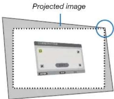 Projected image