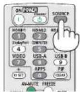 NEC MC332W - Selecting Default Source - 2