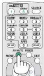 ON SUPPORT SOURCE 1 HOM1 1 HOM2 2 HDBaset 3 Display 4 COMETER 5 MDS-ABL 6 VIDEO 7 USB-A 8 USB-B 9 + - APPS 0 PIP 0.1/17 ACLRUTE FREEZ MENU EXIT