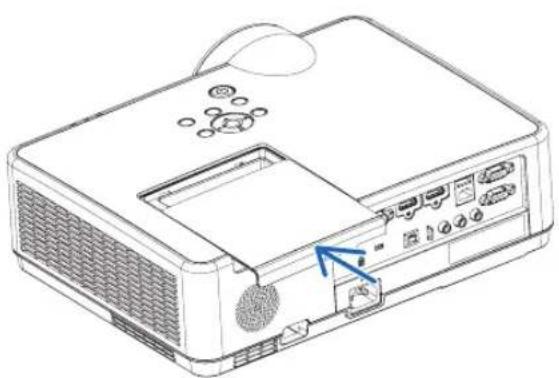 NEC MC332W - Reattach the lamp cover. - 1