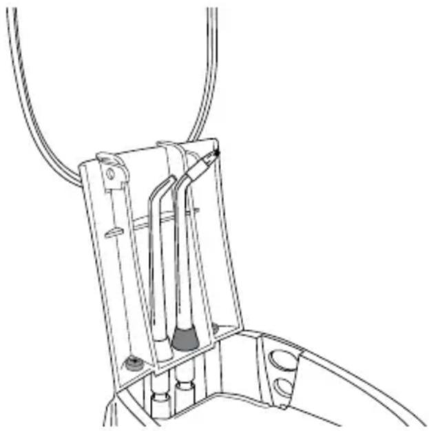 Waterpik WP-663 - Rangement des accessoires - 1
