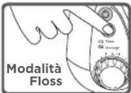 Waterpik WP-663 - Regolazione della pressione e selezione della modalità - 2
