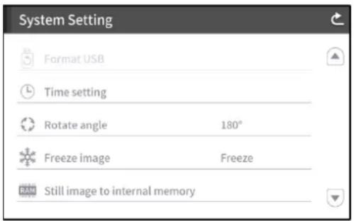 Elmo PX-10E - ◆HOW TO CONFIGURE THE SETTINGS - 5
