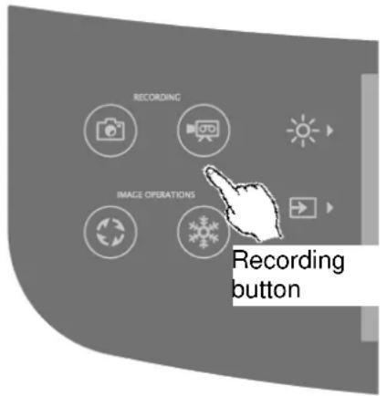 Elmo PX-10E - Recording using the operating panel - 1
