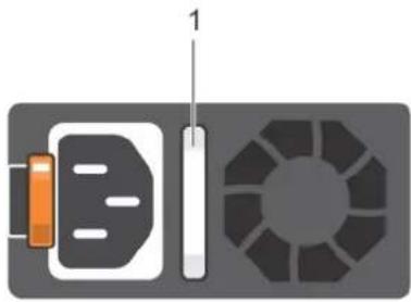 DELL PowerVault NX440 - Power supply unit indicator codes - 1