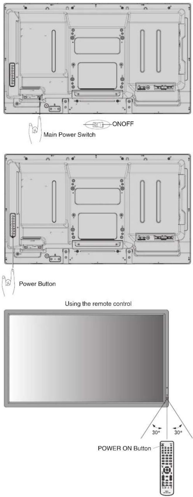 NEC MultiSync V323-3 - Power ON and OFF Modes - 1