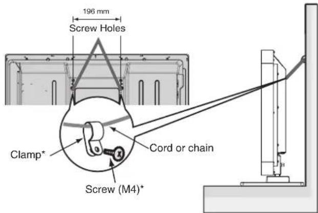 NEC MultiSync V323-3 - Prevent Tipping - 1