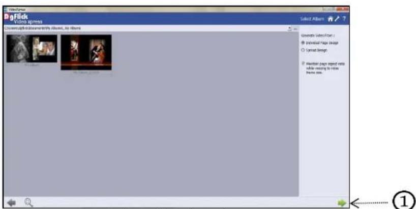 DgFlick Video Xpress - Making Video of Album Pages - 1