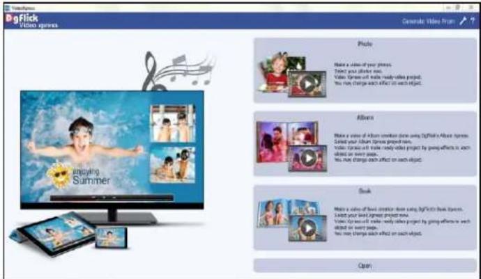 DgFlick Video Xpress - Predened Video Types - 1